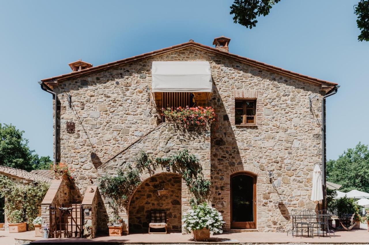Borghetto Poggio Bianco Villa Radicondoli Bagian luar foto