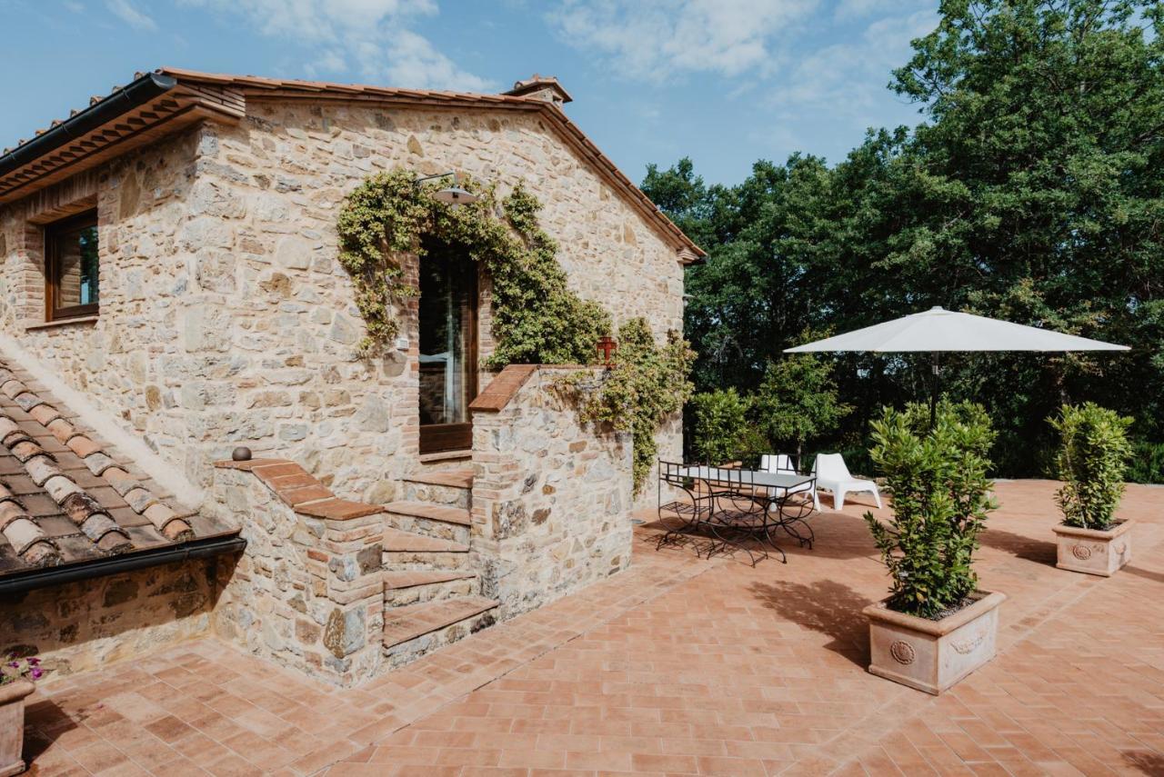 Borghetto Poggio Bianco Villa Radicondoli Bagian luar foto
